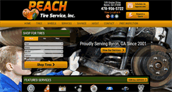 Desktop Screenshot of peachtire.com
